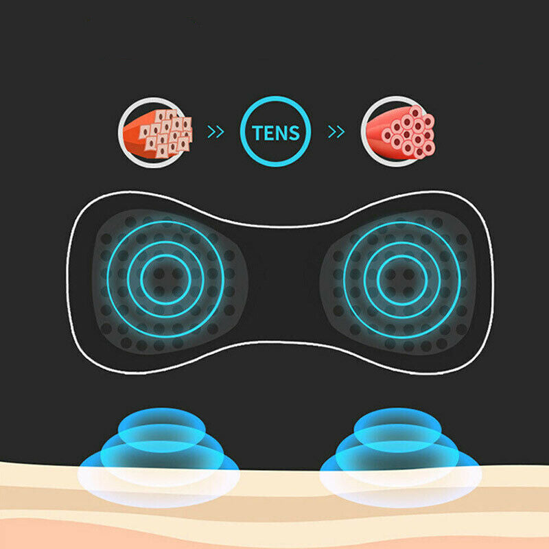 Portable Mini Electric Neck Back Body Massager Cervical Massage Stimulator Pain Relief Massage Patch