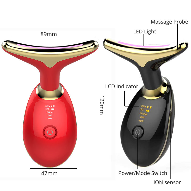 EMS Thermal Neck & Face Lifting Massager