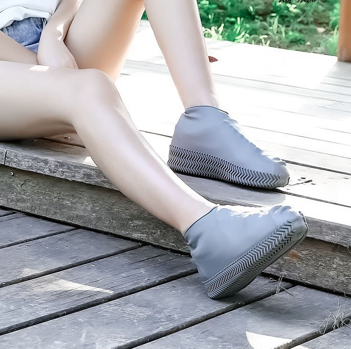 Silicone Rain Boots for Hiking, Slip-Resistant and Portable