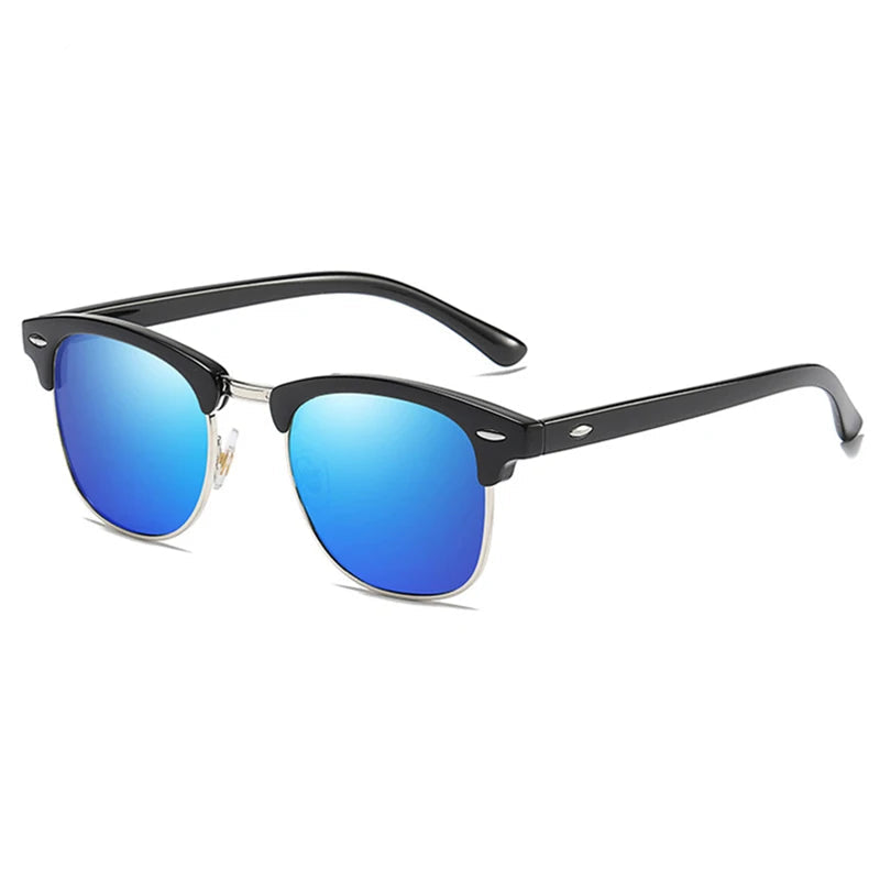 Classic Half Frame Polarized Sunglasses