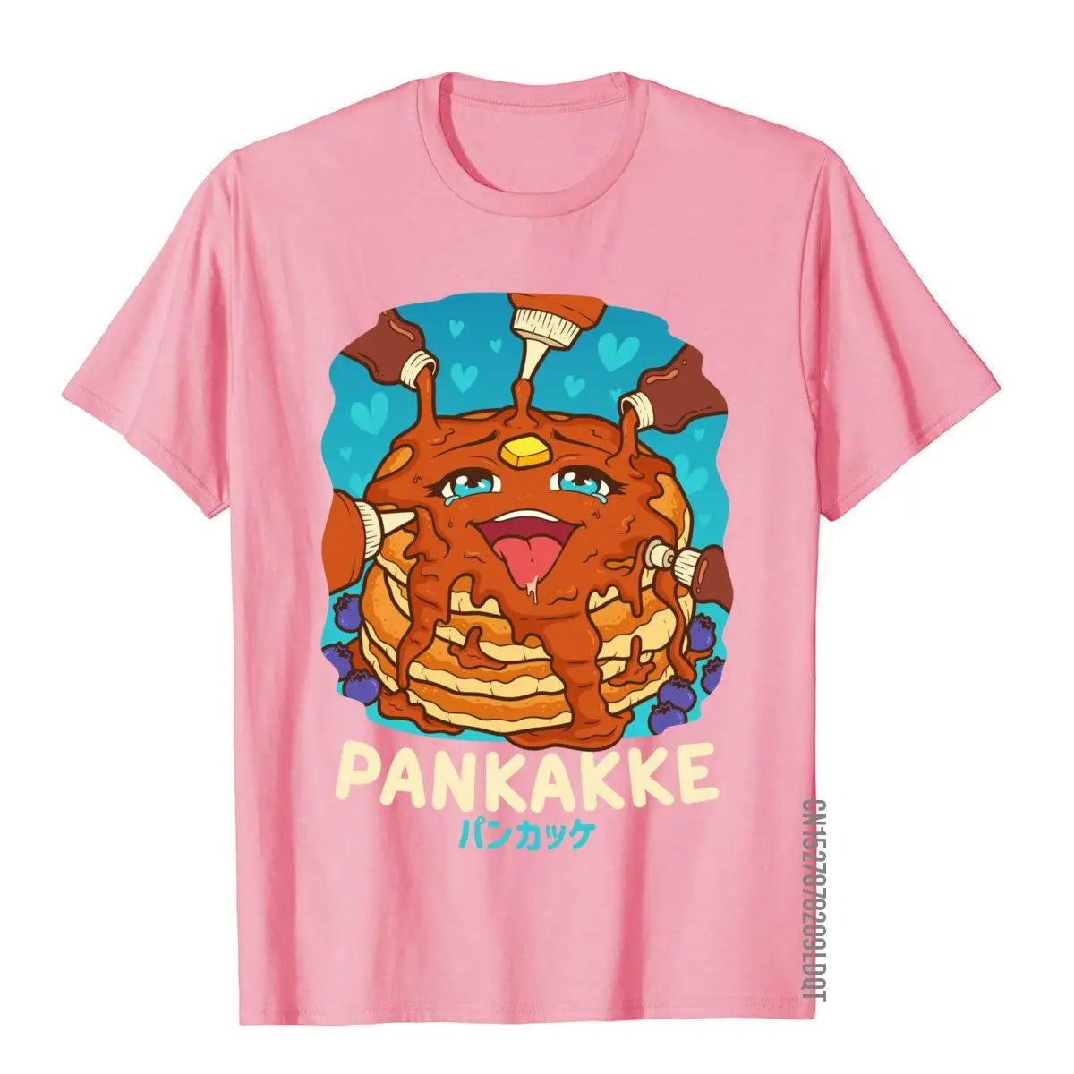 Men’s Funny Pancake T-Shirt | Kawaii Foodie Graphic Tee