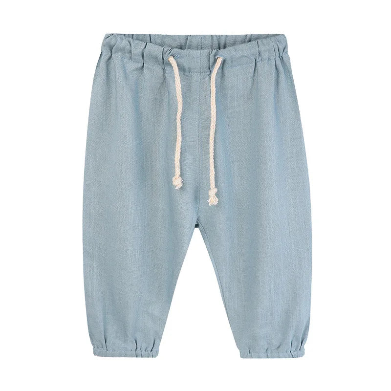Children’s Cotton and Linen Harem Pants