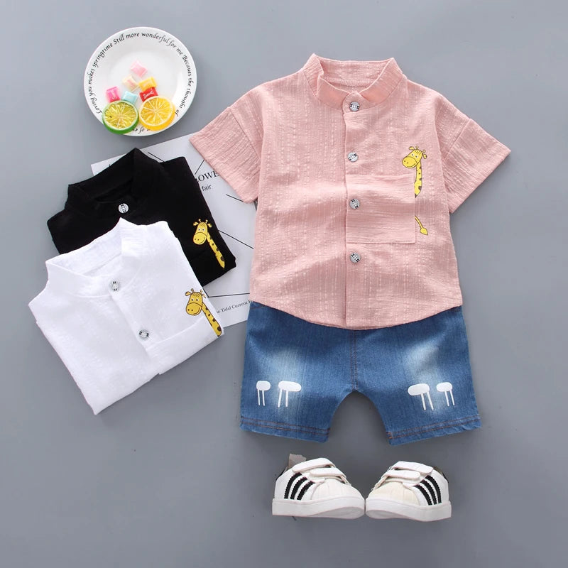 Toddler Cartoon Outfit Set
