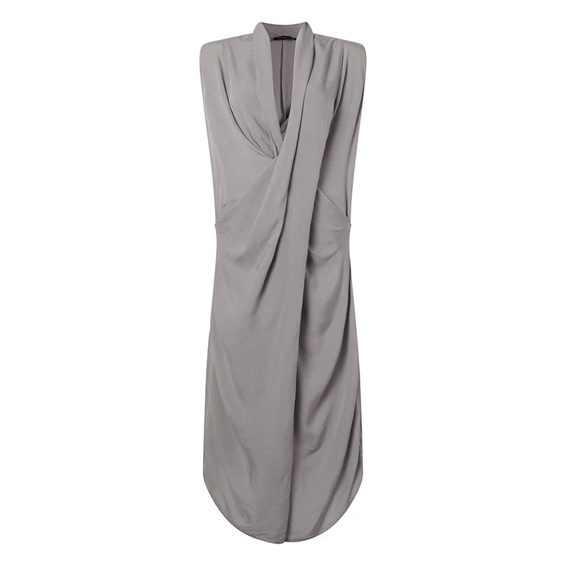 ZANZEA Oversize Asymmetrical Maxi Dress