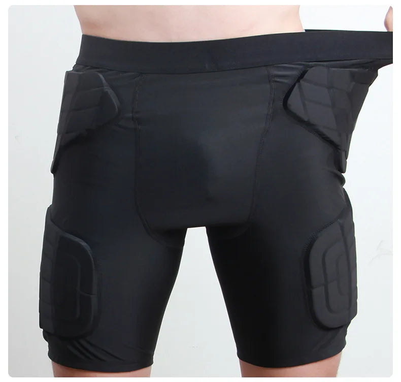 Elite Impact Guard Men’s Padded Compression Shorts | Protective Sports Undershorts