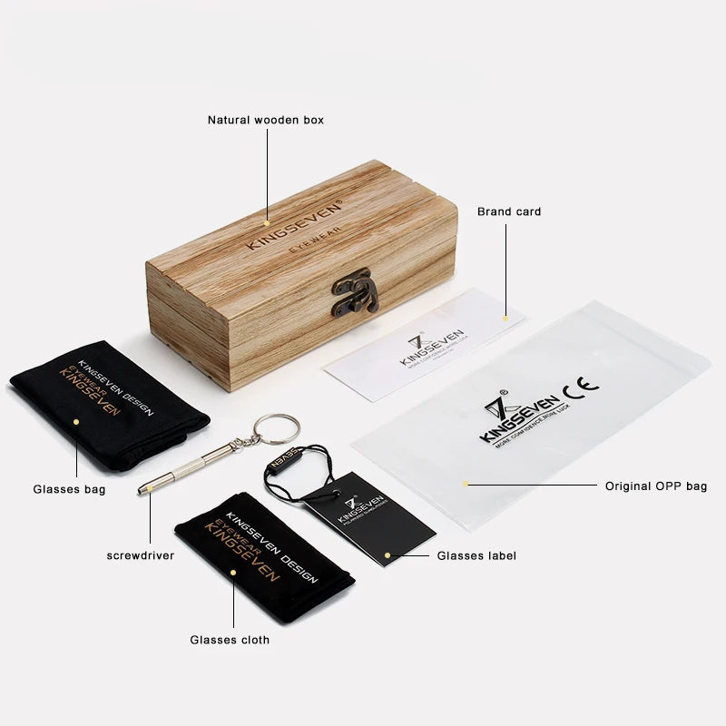 Wood Alloy Sunglasses for Men