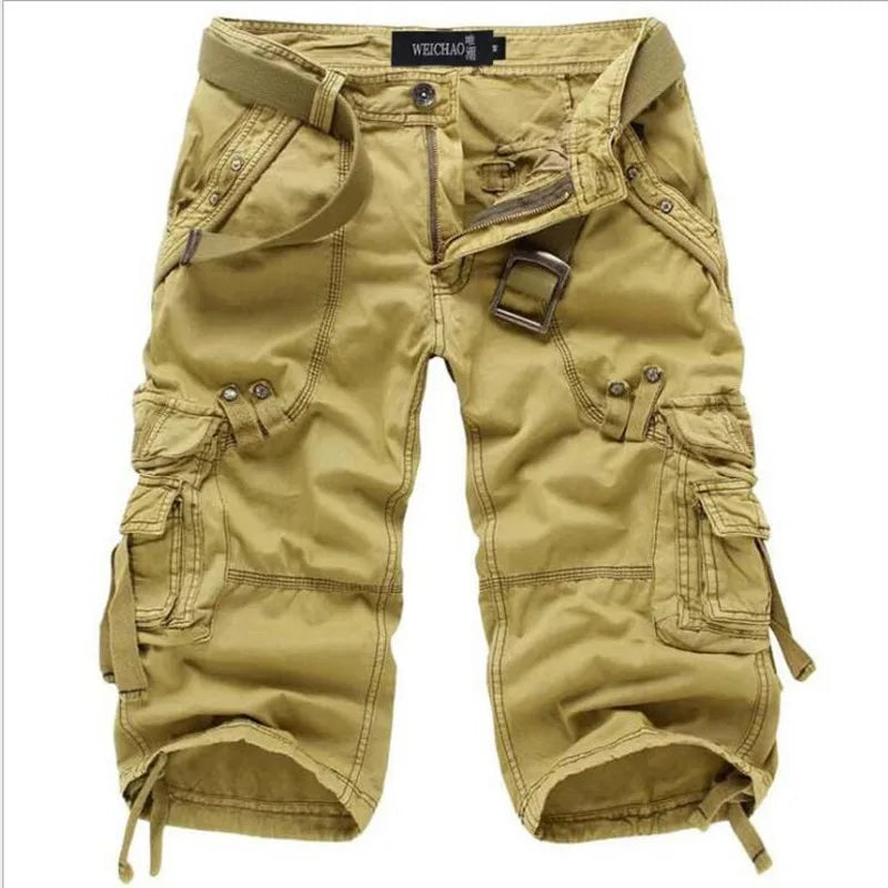 Men’s Cotton Cargo Shorts – Summer Casual Wear
