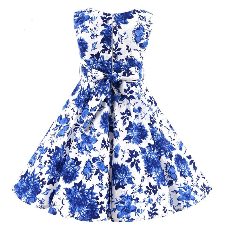 Polka Dot Vintage Kids Swing Dress