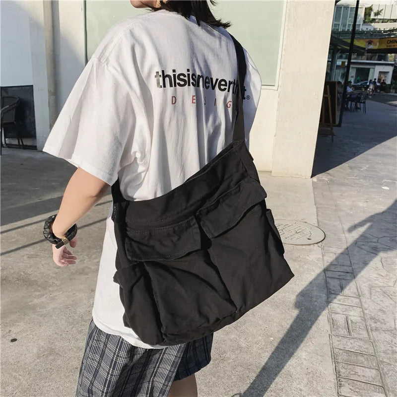 Canvas Teen Crossbody Shoulder Bag