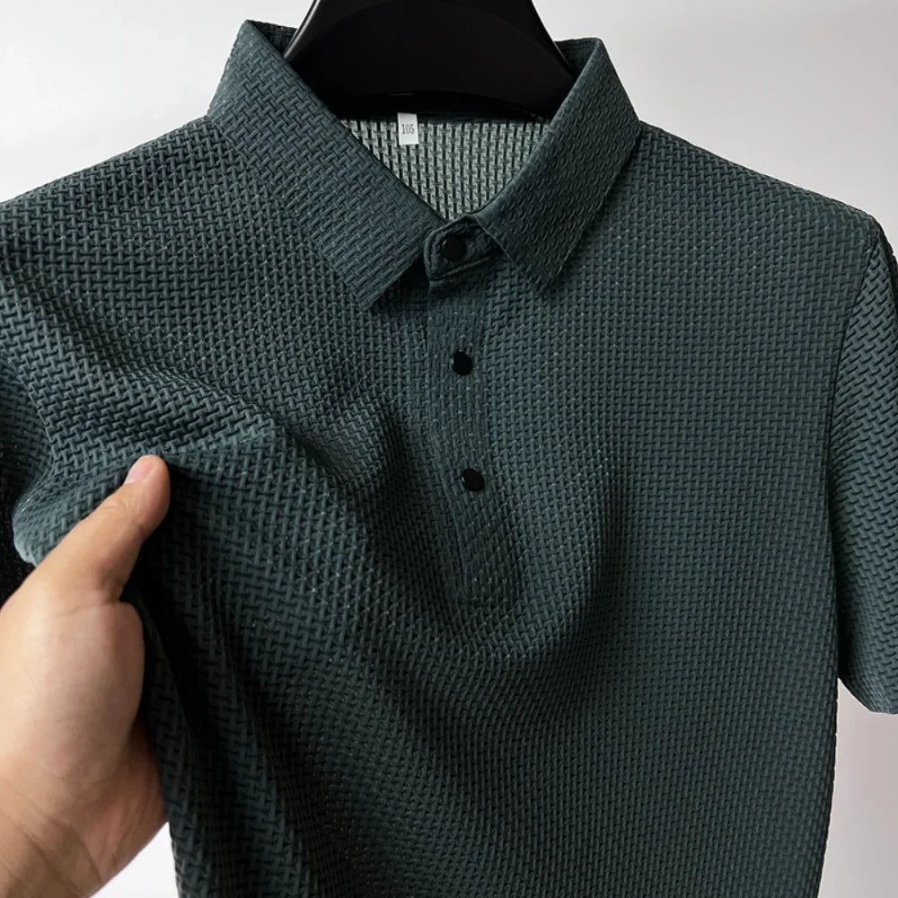 Men’s Summer Short Sleeve Breathable & Casual Polo Shirt