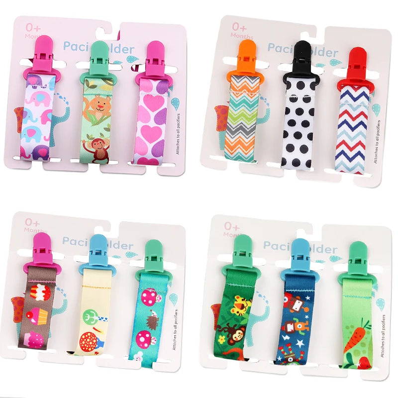 Baby Pacifier Clip Set