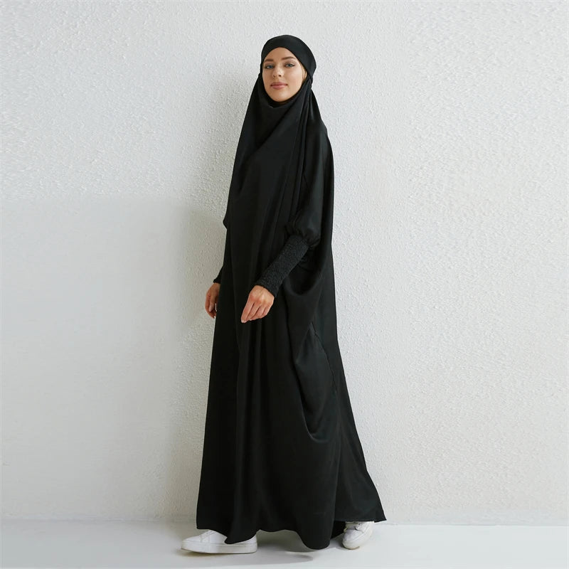Muslim Hooded Abaya Dress