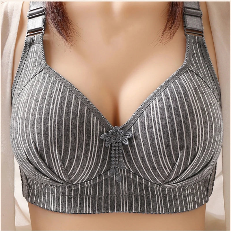 Women’s Nylon Anti-Sagging Brassiere | Soft, Breathable, Non-Steel Ring Bras