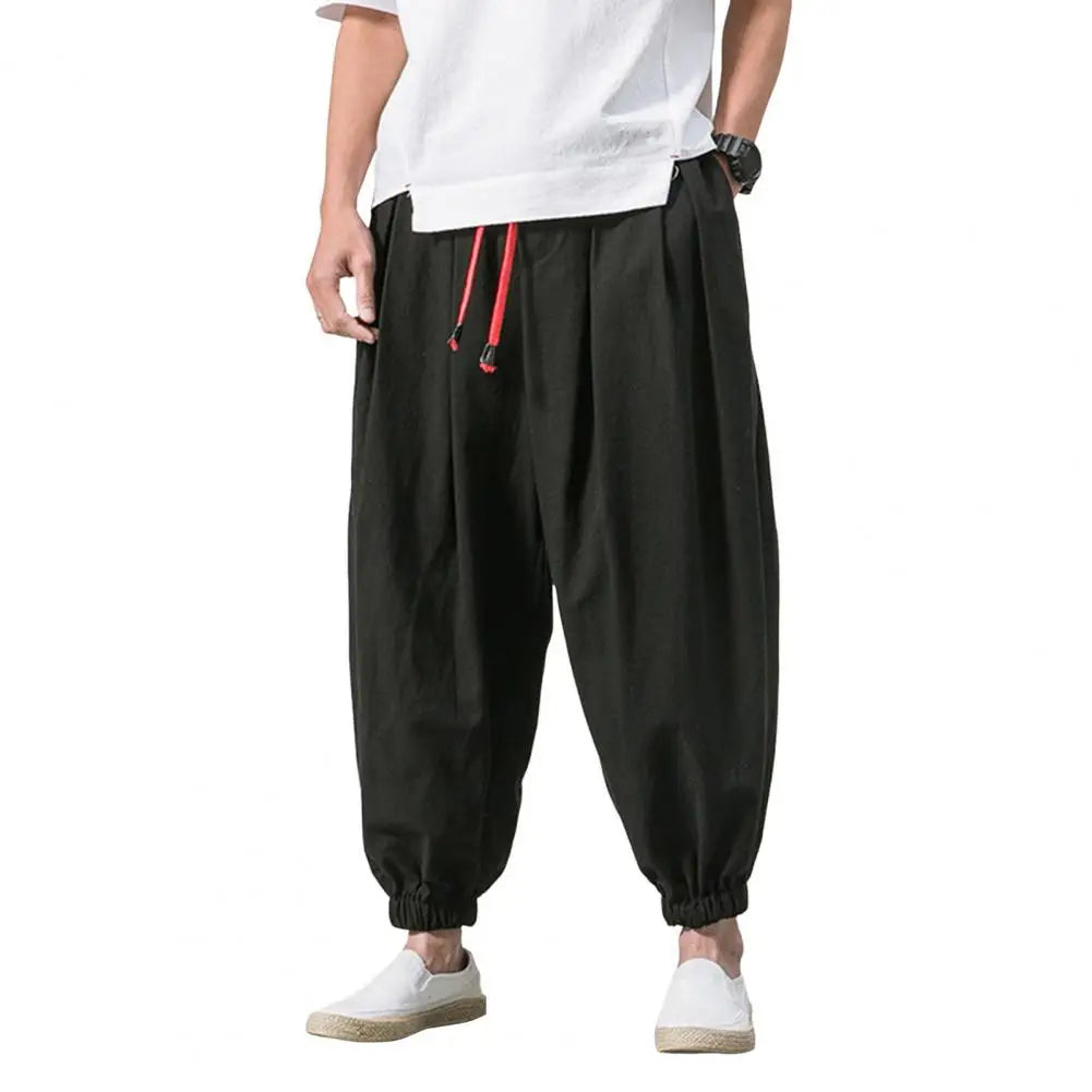Men’s Baggy Casual Drawstring Harem Pants