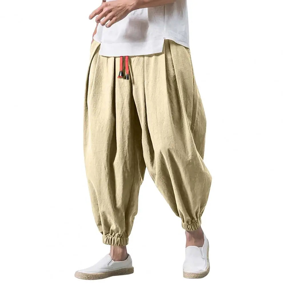 Men’s Baggy Casual Drawstring Harem Pants
