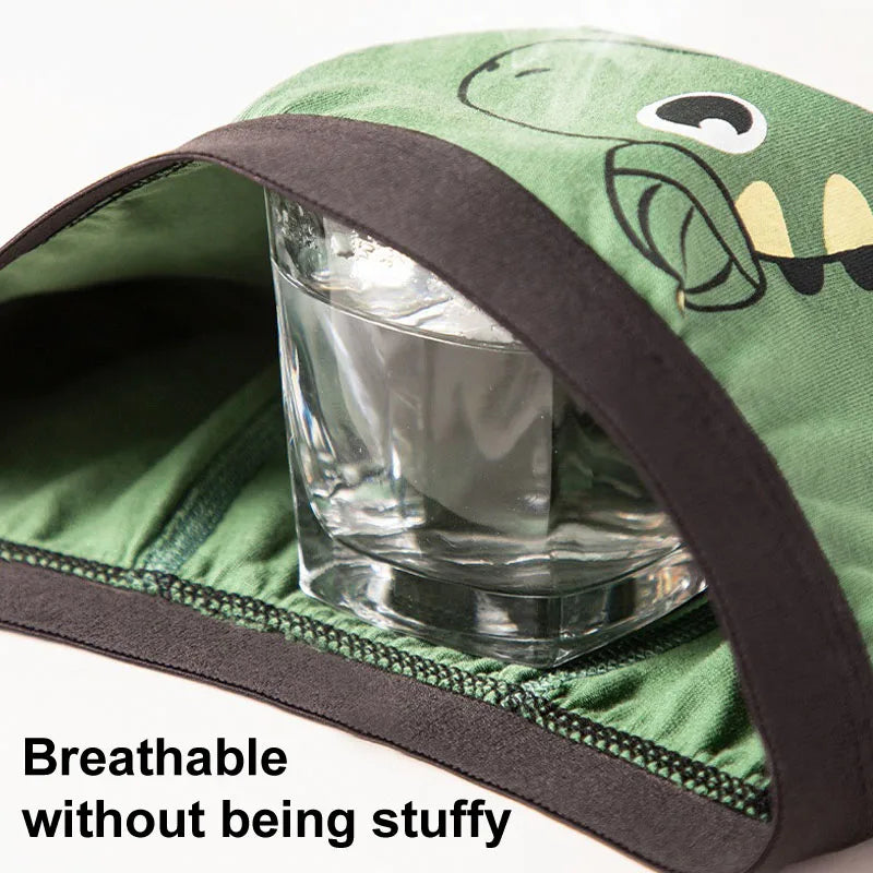 4 Pcs Kids’ Boxer Shorts Set | Cartoon Dinosaur Cotton Underwear