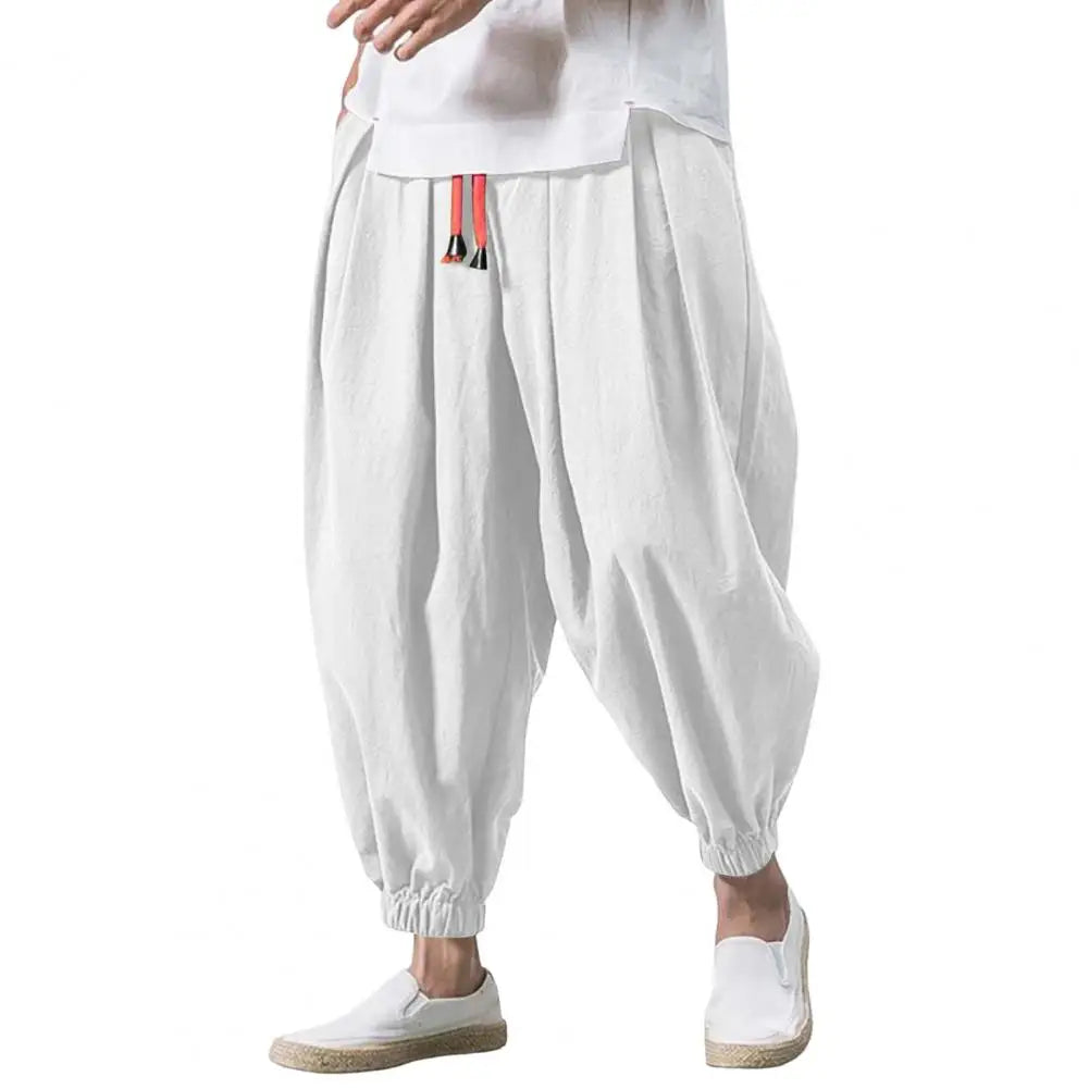 Men’s Baggy Casual Drawstring Harem Pants