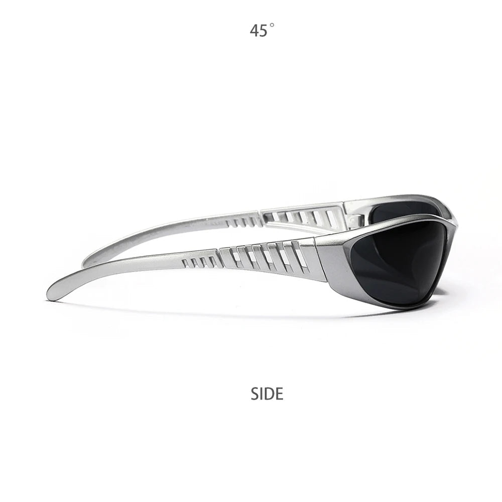 Y2K Silver Sunglasses for Girls
