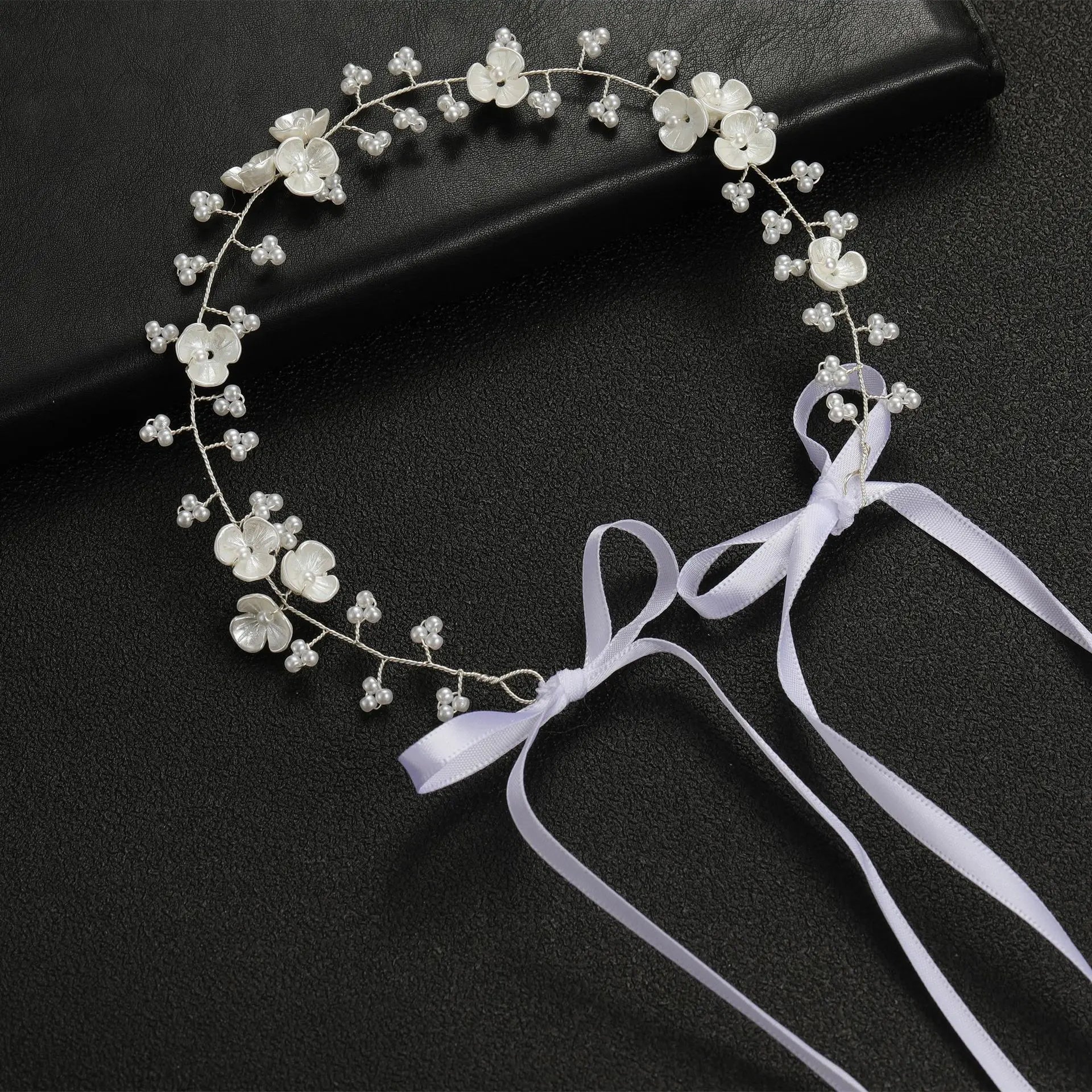 Elegant Crystal & Pearl Bridal Headband for Women