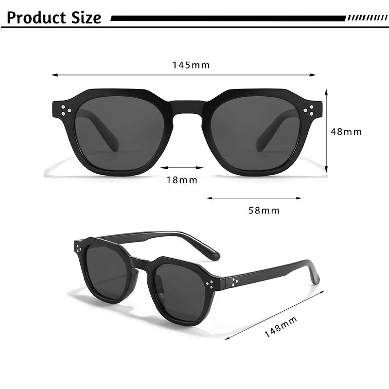 CATERSIDE Retro Polarized Sunglasses for Men & Women