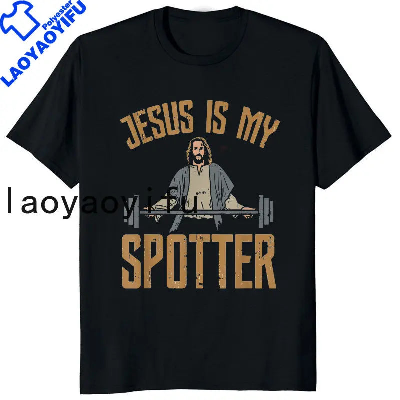 Retro Vintage Jesus Christ Gym T Shirts Men Pure Christian Faith Tee Top Short Sleeved Funny Printed Graphic Tshirt Gift