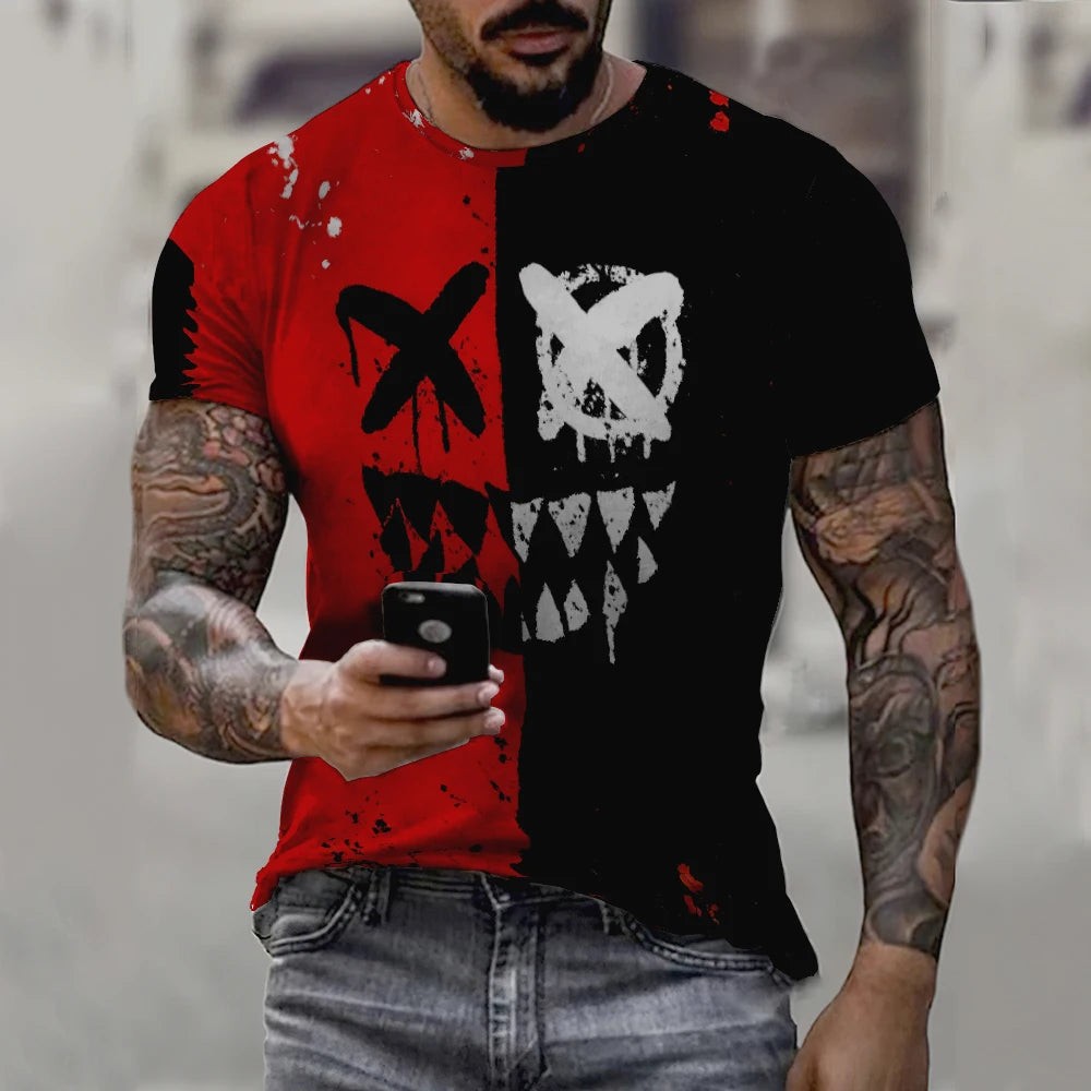 Unisex Graffiti 3D Print T-Shirt
