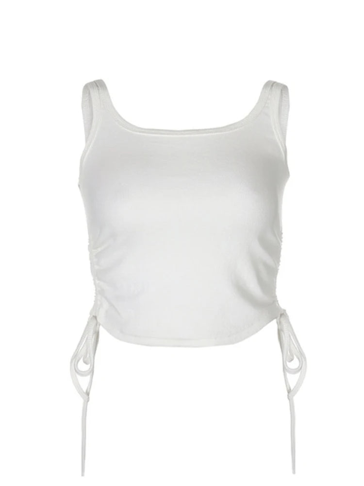 Sleeveless Casual Crop Top for Women