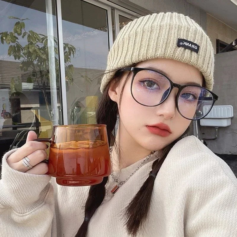 Anti-Blue Light Square Glasses – Unisex Transparent Frame Computer Spectacles