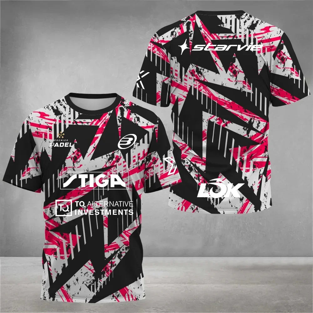 Men’s Quick-Dry Sports T-Shirt | Summer Tennis, Padel & Running Training Tee