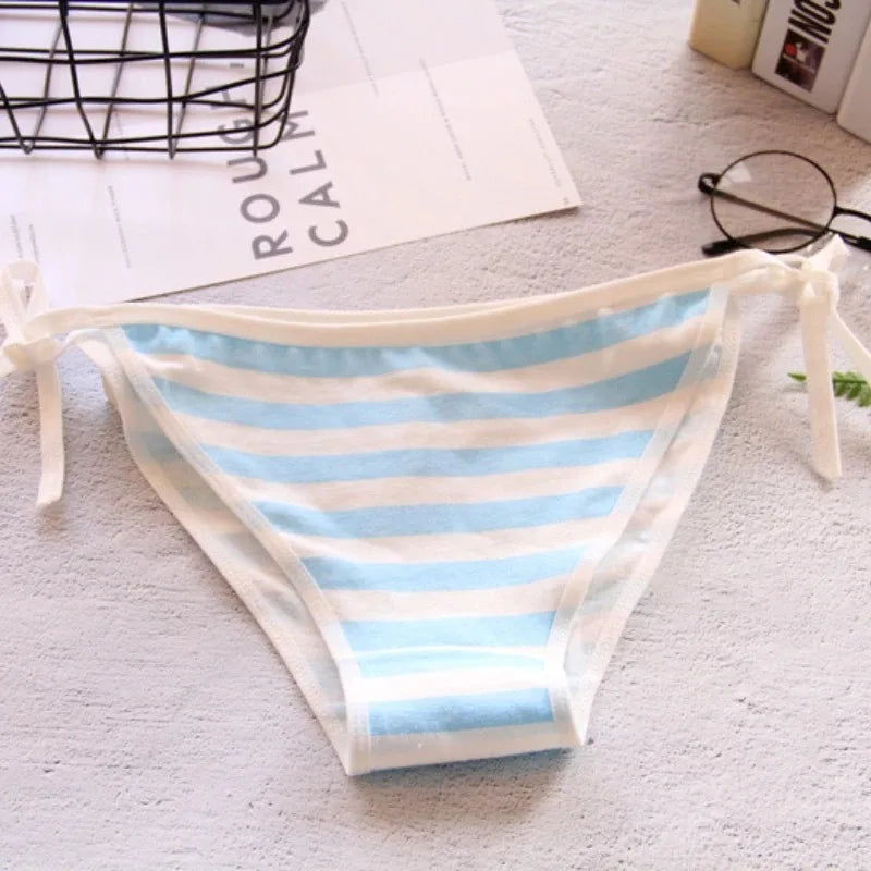 Japan Sexy Lolita Striped Mini Bikini Lingerie Set