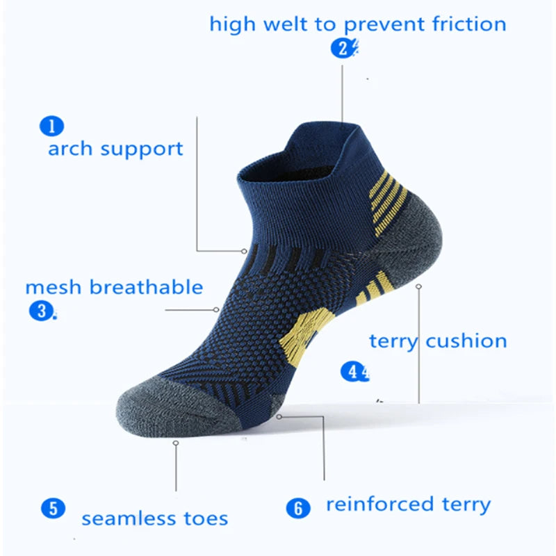 Non-Slip Quick-Drying Running and Basketball Socks