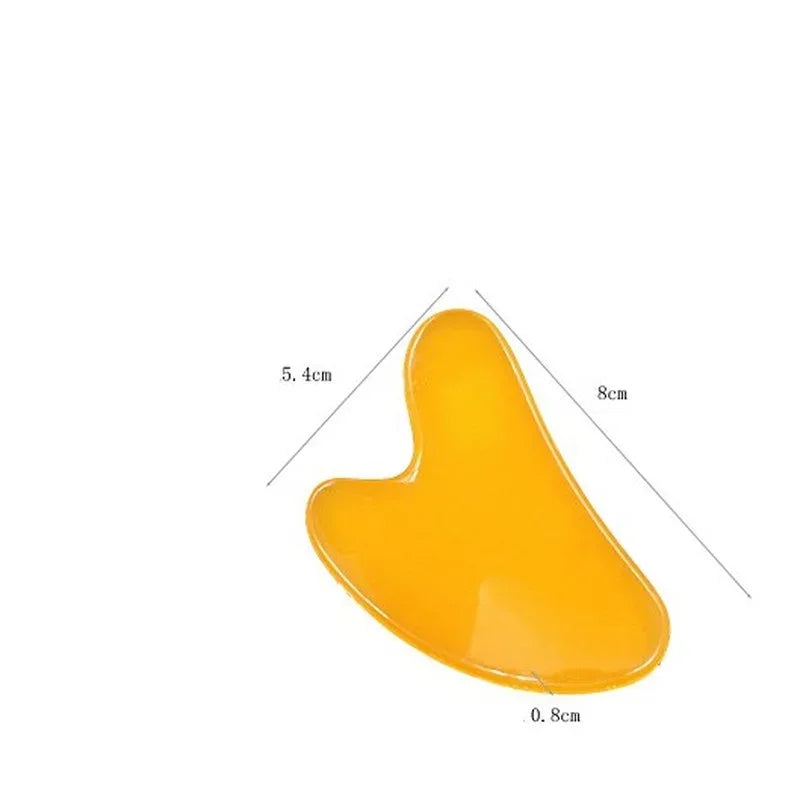 1pc Guasha Beautiful Massage Beeswax Scraping Massage Scraper