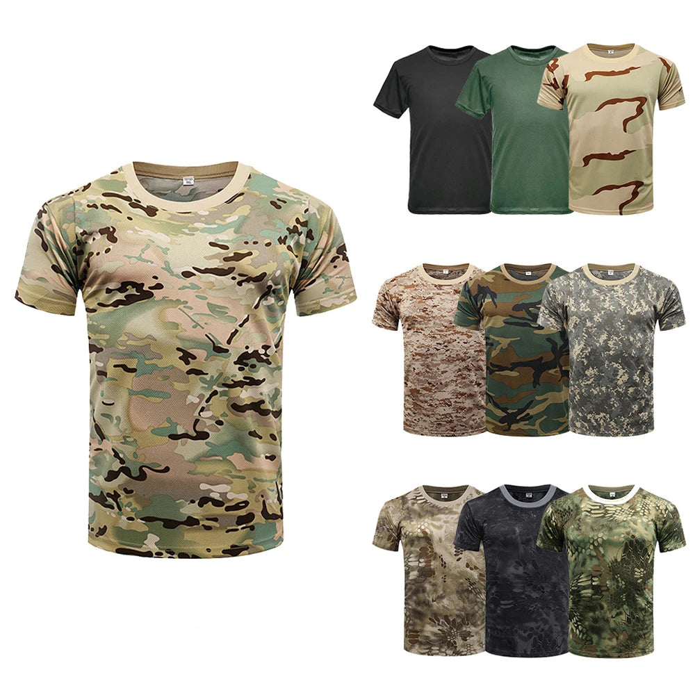 Men’s 3D Camouflage Outdoor T-Shirt