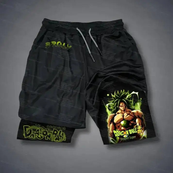 High Quality Dragon Ball Men’s Fitness Shorts