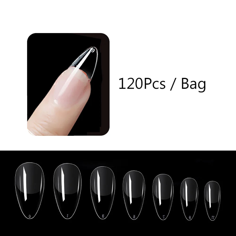 120pcs Matte Press On Nail Tips