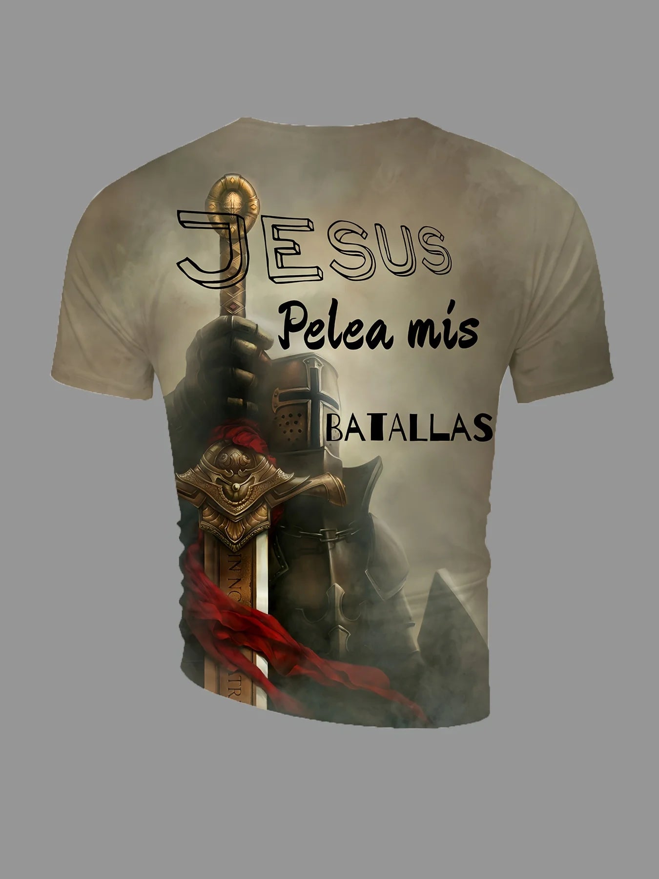 Men’s Earthy Vintage 3D Printed T-Shirt – Short Sleeve Round Neck Casual Tee