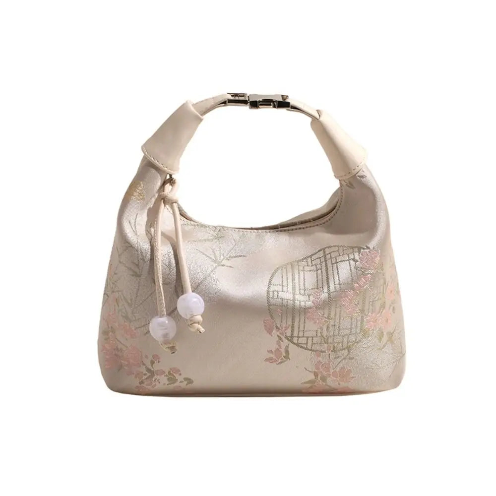 Embroidered Chinese Style Canvas Handbag
