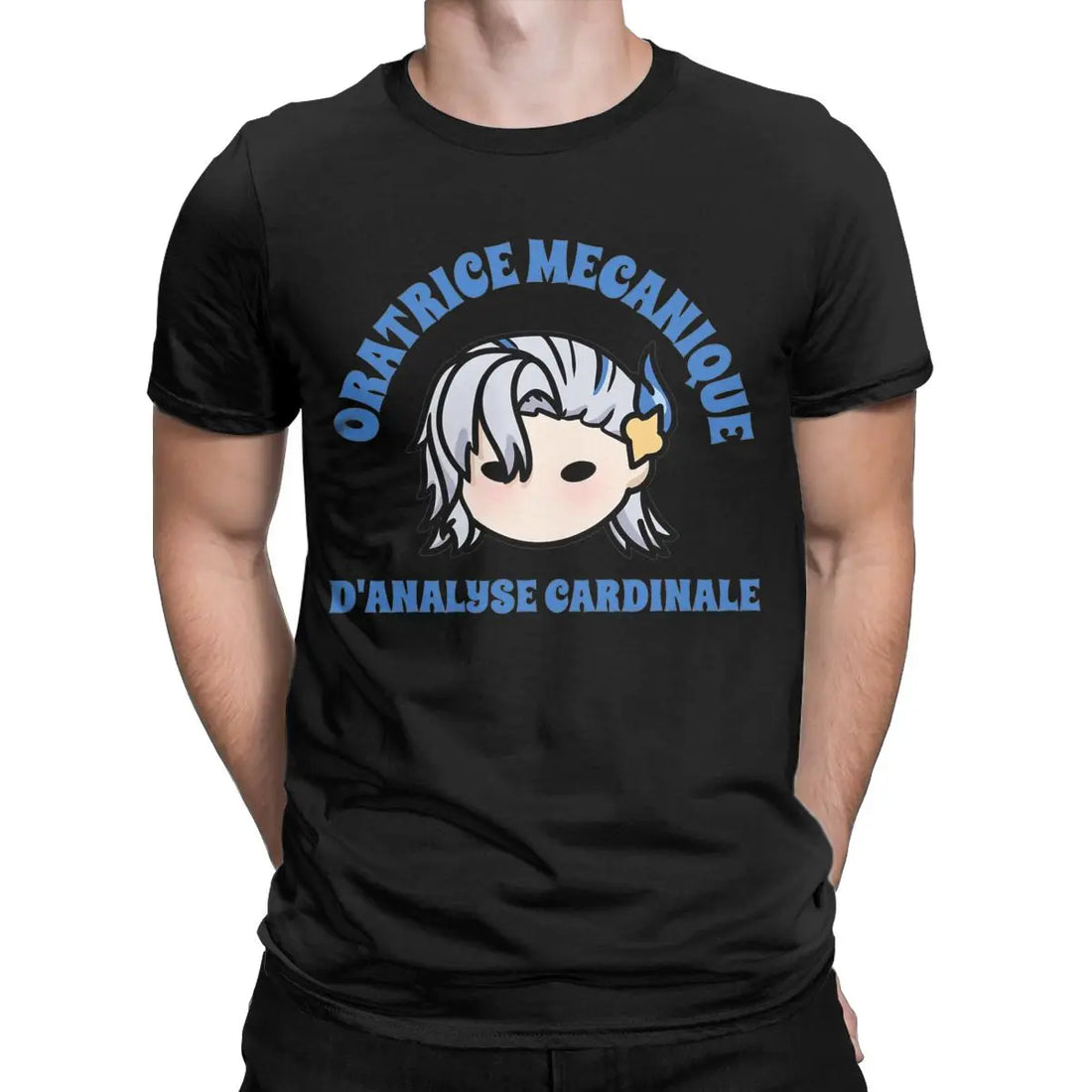 Men’s Genshin Impact T-Shirt | Neuvillette Oratrice Mecanique Print