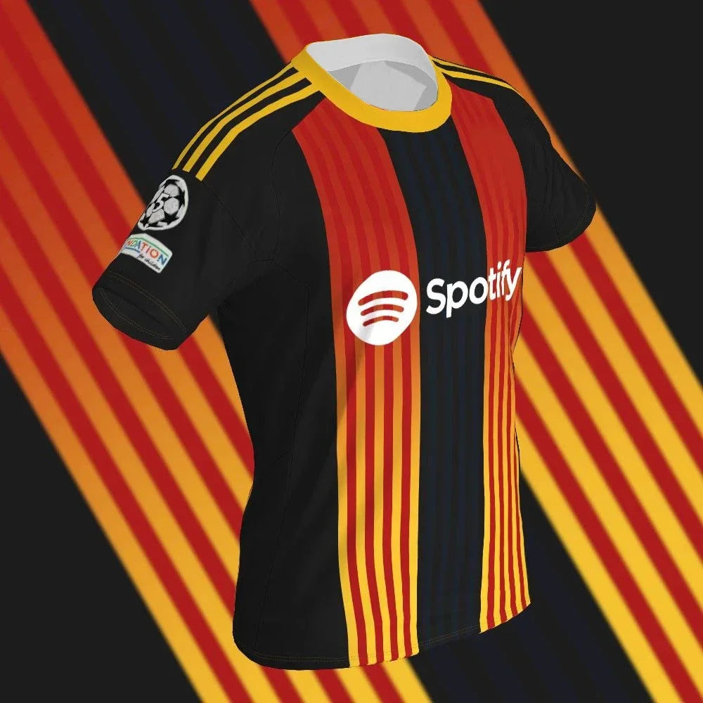 Barcelona Concept Football Jersey | Breathable Quick-Dry Oversized T-Shirt for Men