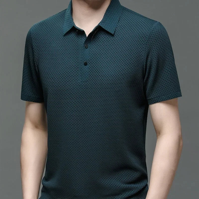 Men’s Summer Short Sleeve Breathable & Casual Polo Shirt