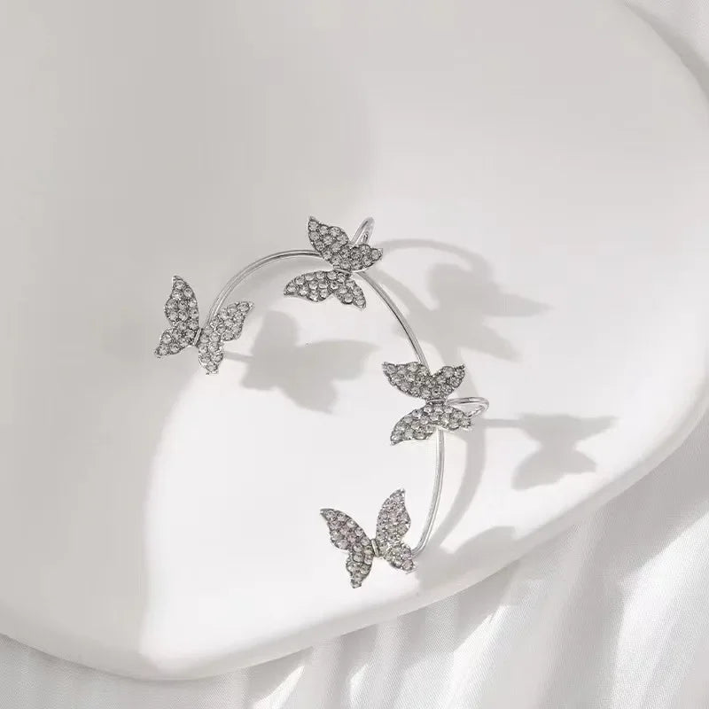 Butterfly Zircon Ear Cuff Clip – No Piercing Needed