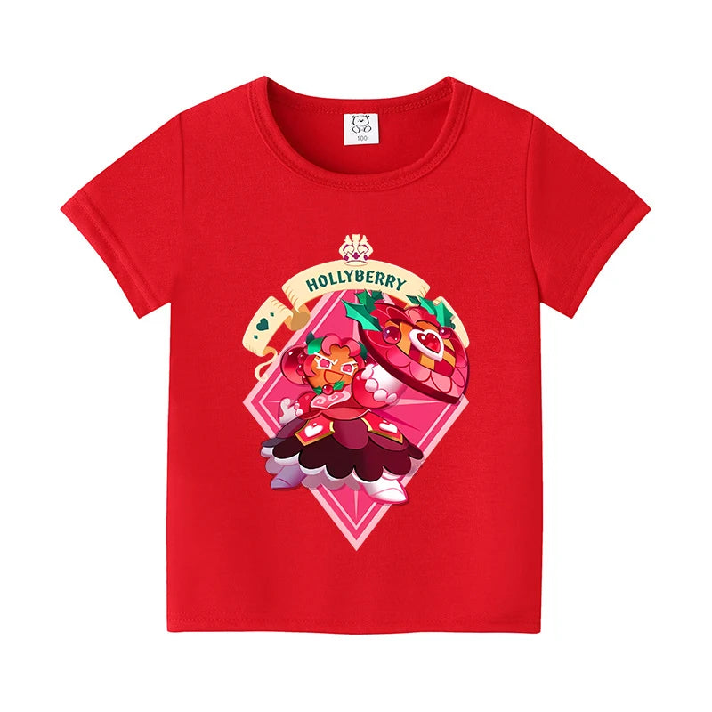 Kids’ Cookie Run Kingdom T-Shirt | Unisex Summer Cotton Tee