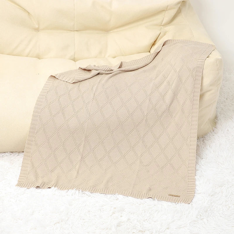 Super Soft Cotton Baby Blanket – Stroller & Nursery Cover