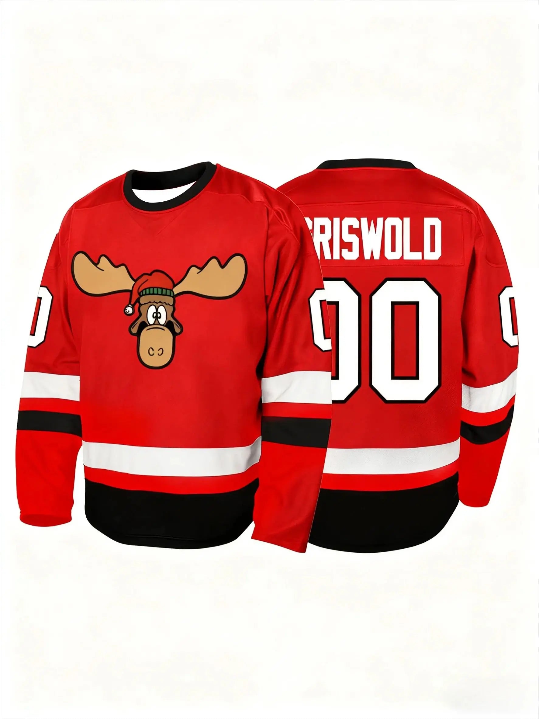 Hockey Long-Sleeve T-Shirt || “Hughes 86” Devil “N” Logo Quick-Dry Sports Tee