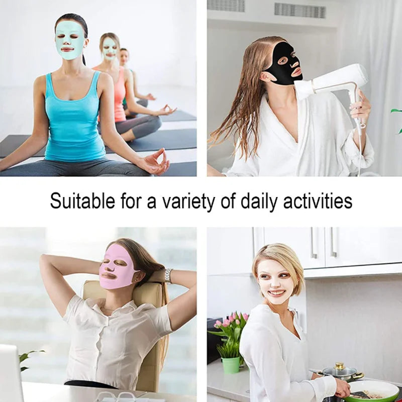 Skin Care Mask Holder for Enhanced Moisturizing & Firming