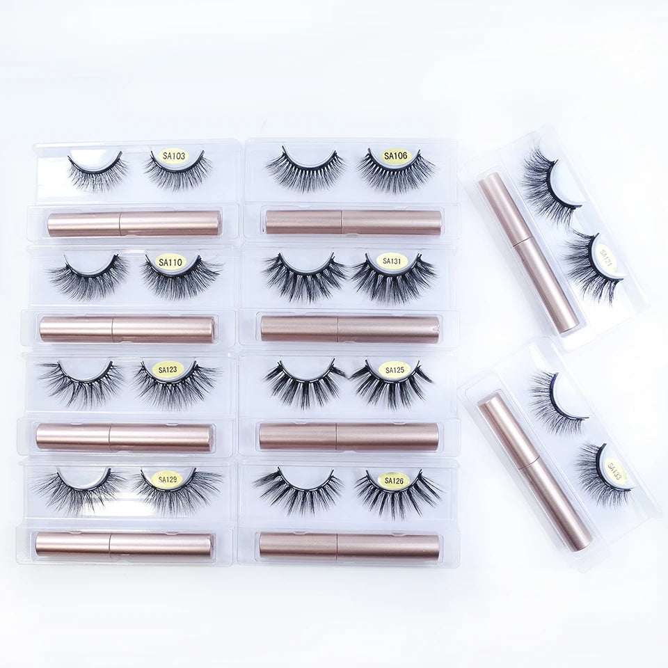 Magnetic Eyelashes with Magnetic Lashes Glue