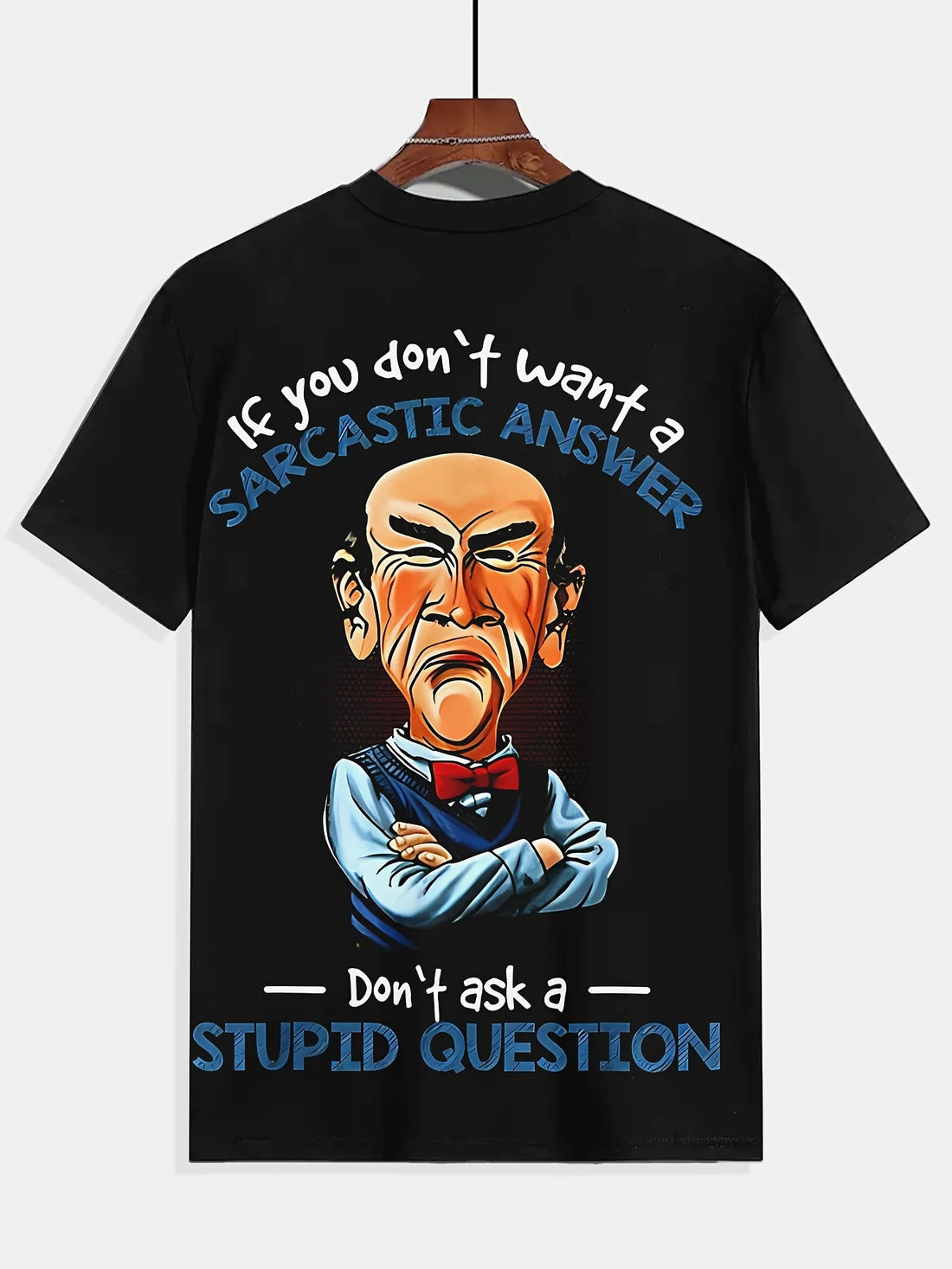 Men’s Novelty Print T-Shirt – Casual Short Sleeve Summer Tee