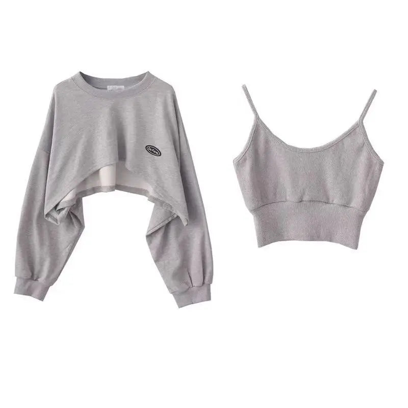 New Women Solid Color O-neck Long Sleeve Hoodie Sweatshirt Fashion Ladies Streetwear Slouch Pullover Jumper Tops