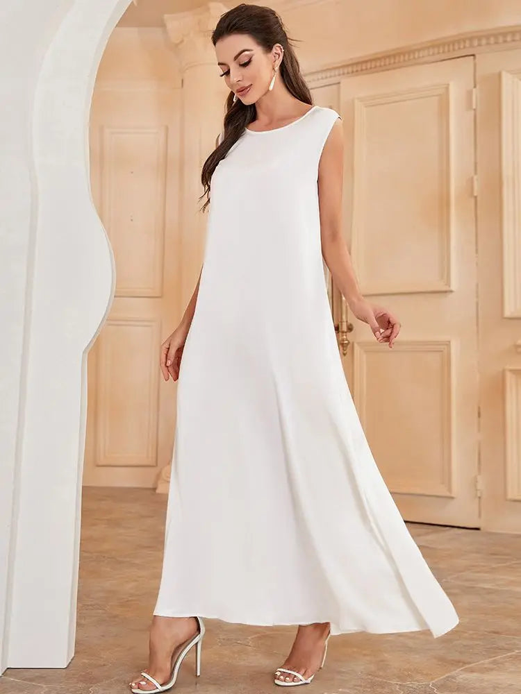 White Ramadan African Islamic Dress