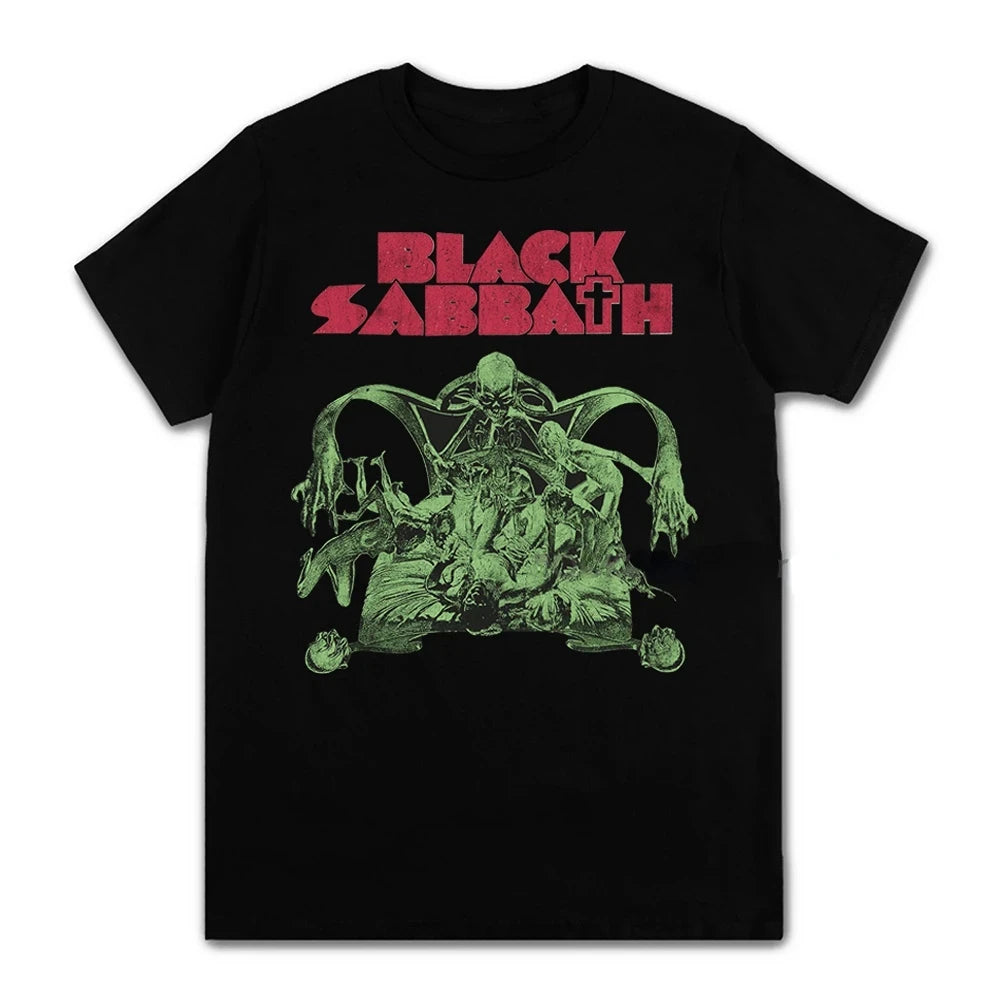 Black Metal Rock Band Graphic T-Shirt